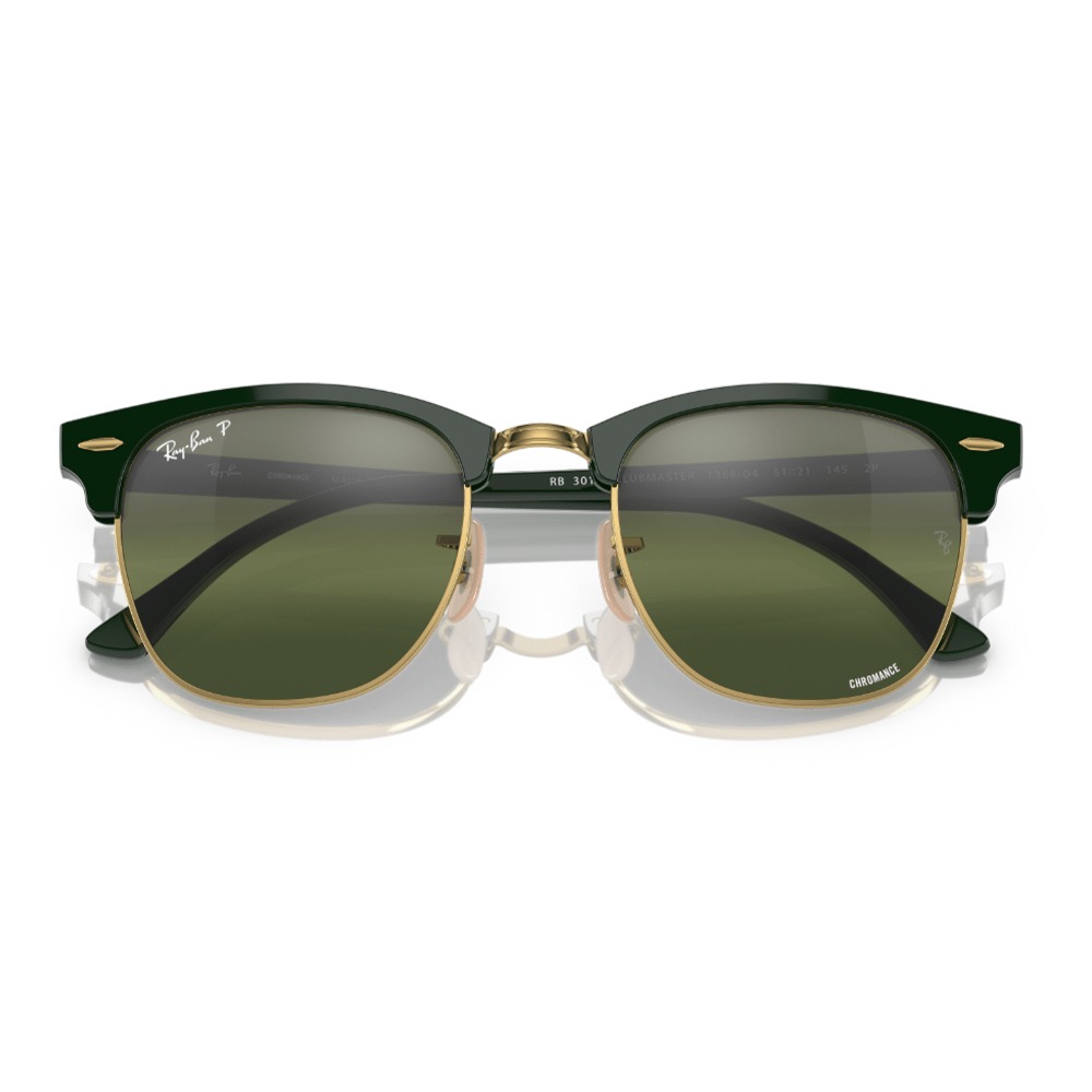Ray-Ban Clubmaster RB3016 Polarized Sunglasses - 1368G4, Size 49