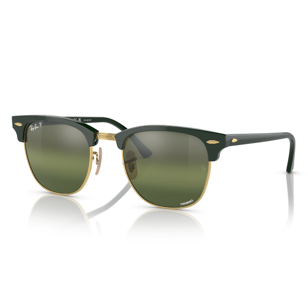 Ray-Ban Clubmaster RB3016 Polarized Sunglasses - 1368G4, Size 51