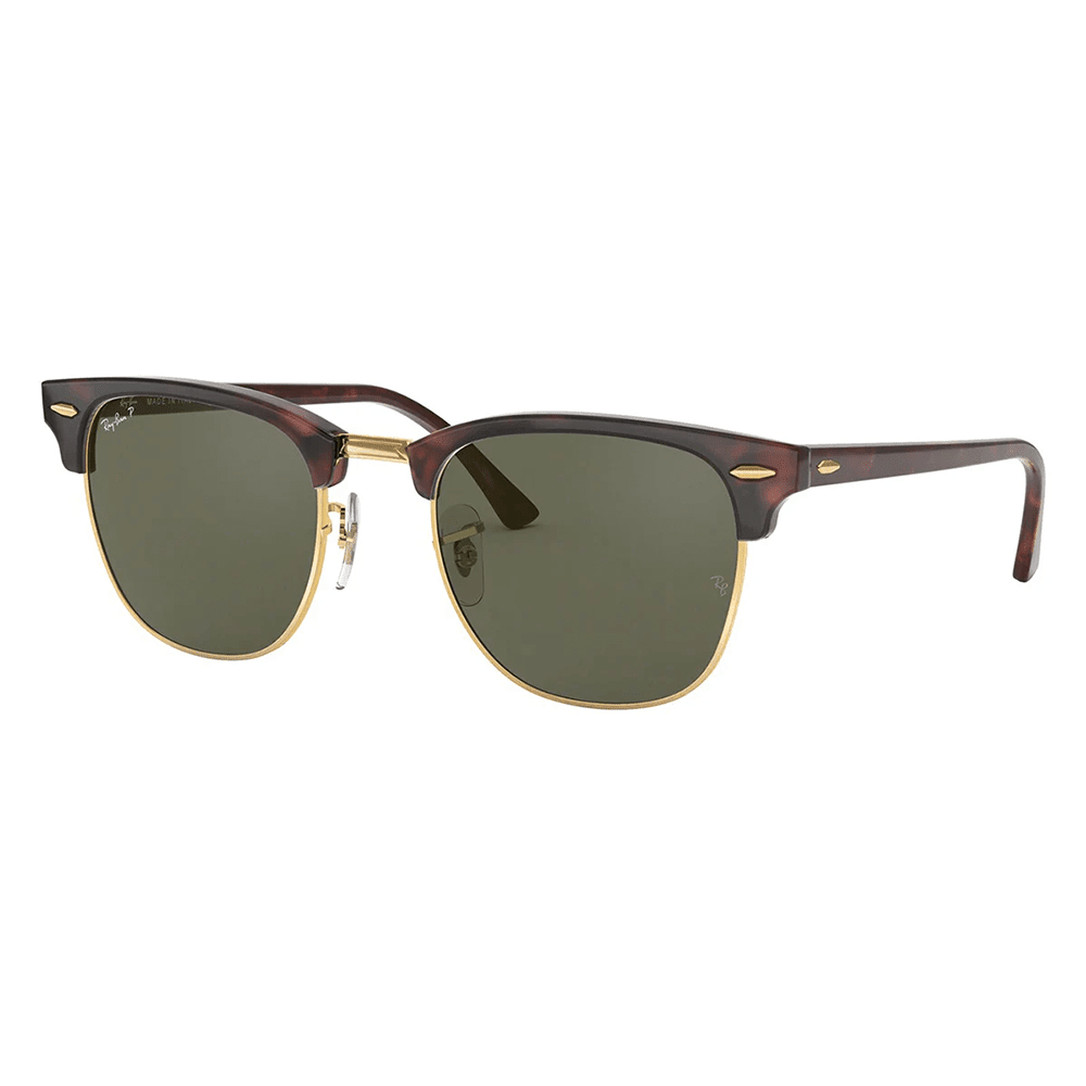 Ray-Ban Clubmaster RB3016 Polarized Sunglasses - 990/58, Size 49