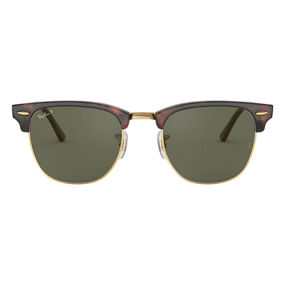 Ray-Ban Clubmaster RB3016 Polarized Sunglasses - 990/58, Size 49