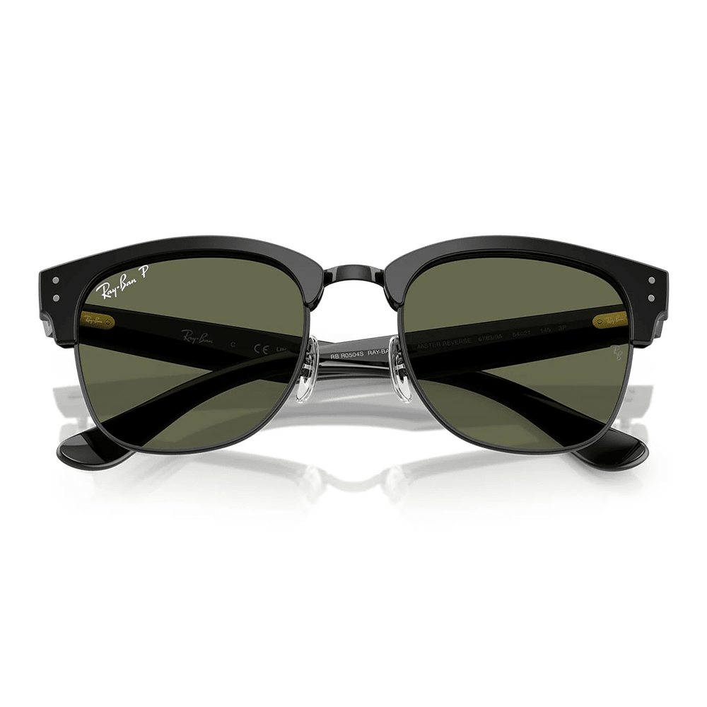Ray-Ban Clubmaster Reverse RBR0504S Polarized Sunglasses - 67839A, Size 51