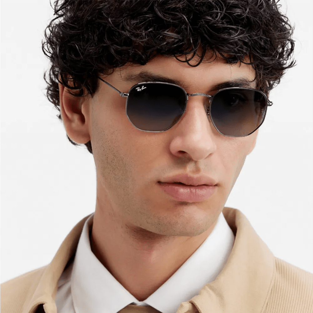Ray-Ban Hexagonal RB3548N Sunglasses - 004/71, Size 51