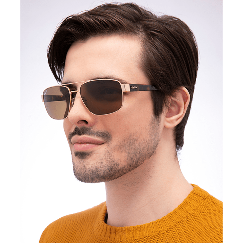 Ray-Ban RB3663 001/57 Polarized Sunglasses
