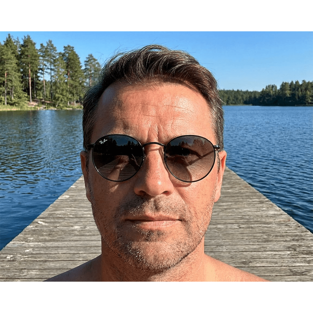 Ray-Ban Round Metal RB3447N Sunglasses - 002/71, Size 53