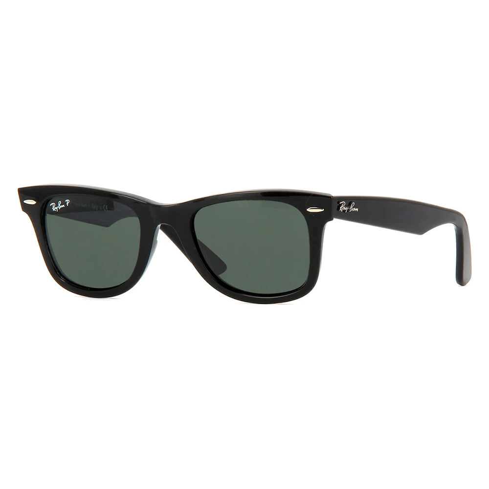 Ray-Ban Wayfarer RB2140 Polarized Sunglasses - 901/58, Size 54