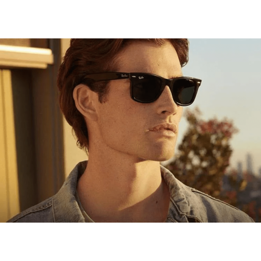Ray-Ban Wayfarer RB2140 Polarized Sunglasses - 902/58